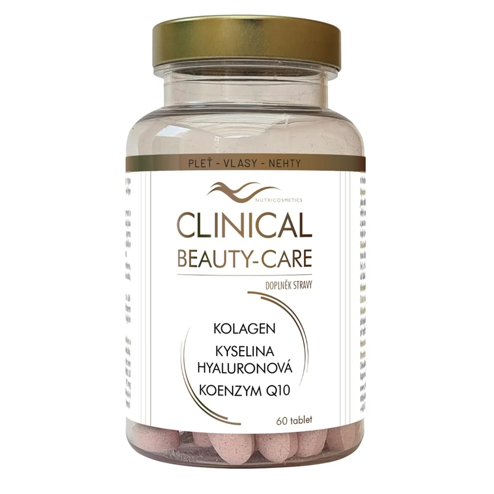 Clinical Beauty-Care Kolagen + Kys. hyaluronová + Koenzym Q10 60 tablet