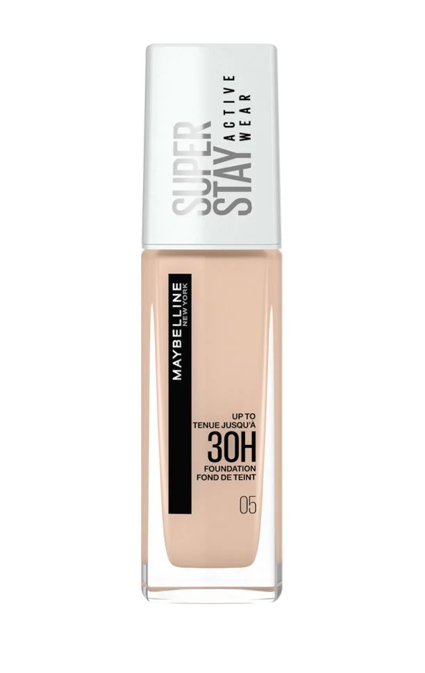 Maybelline SuperStay Active Wear odstín 05 Light Beige dlouhotrvající vysoce krycí make-up 30 ml