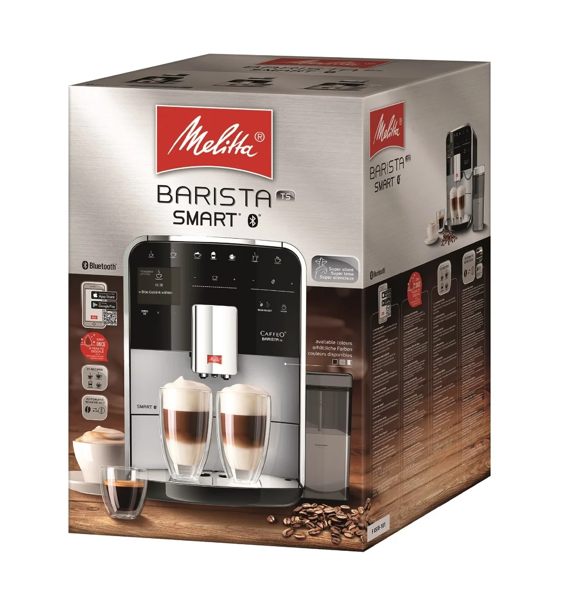 Melitta Barista TS Smart automatický kávovar stříbrný