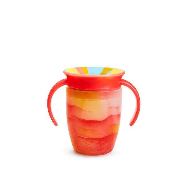 Munchkin Miracle 360° Tie Dye Cup Tropical 6m+ 2x207 ml žlutý a červený