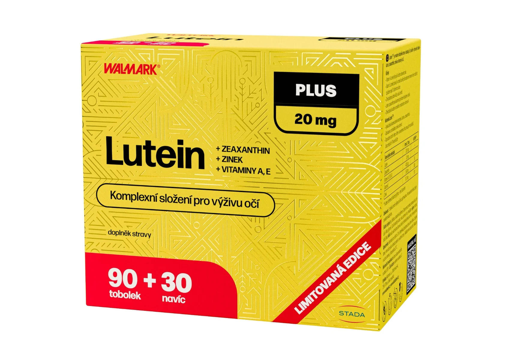 Walmark Lutein Plus 90+30 tobolek navíc