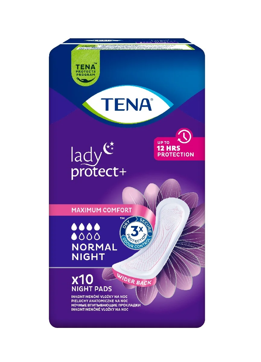 Tena Lady Normal Night inkontinenční vložky 10 ks