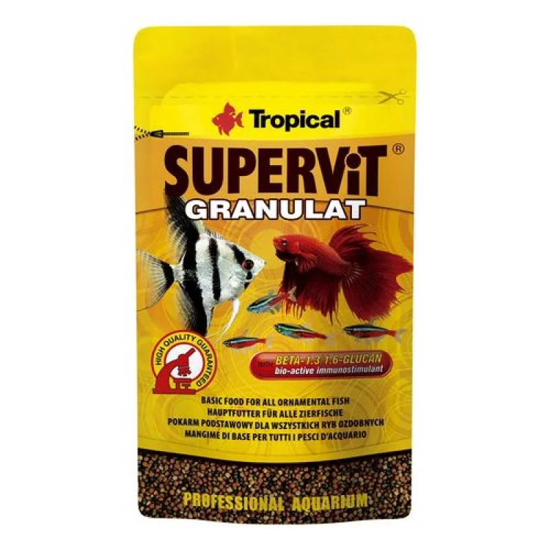 Tropical Supervit Granulat 10g mnohosložkové krmivo pro akvarijní ryby