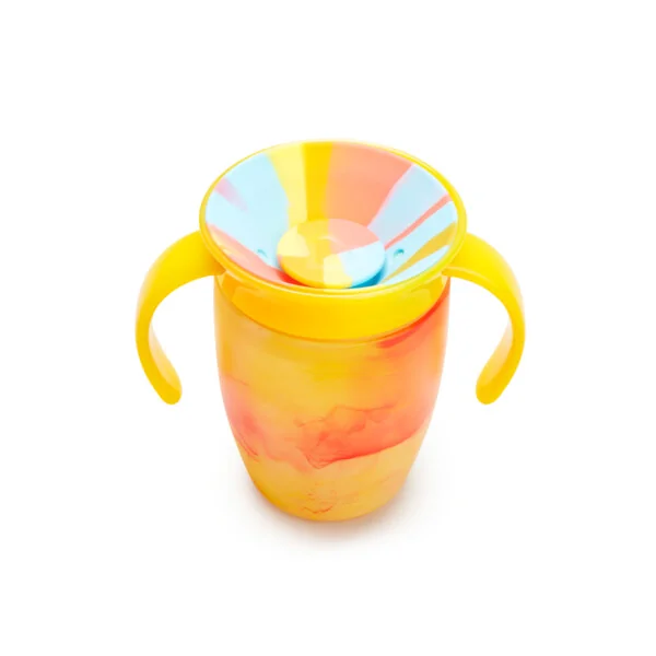 Munchkin Miracle 360° Tie Dye Cup Tropical 6m+ 2x207 ml žlutý a růžový