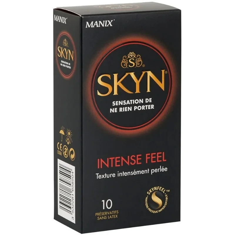 SKYN Intense Feel – bezlatexové kondomy s vroubky (10 ks)