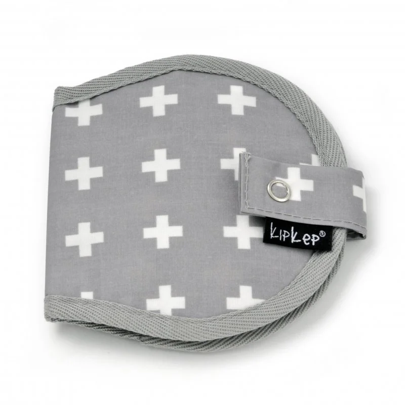 KipKep pouzdro na vložky do podprsenky NURSERY WALLET Crossy Grey 