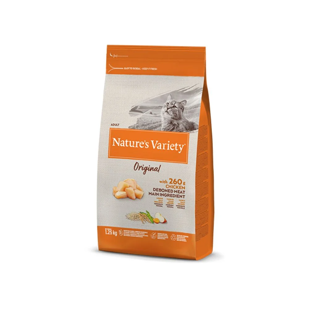 Natures Variety Original pro kočky s kuřecím granule 1,25 kg