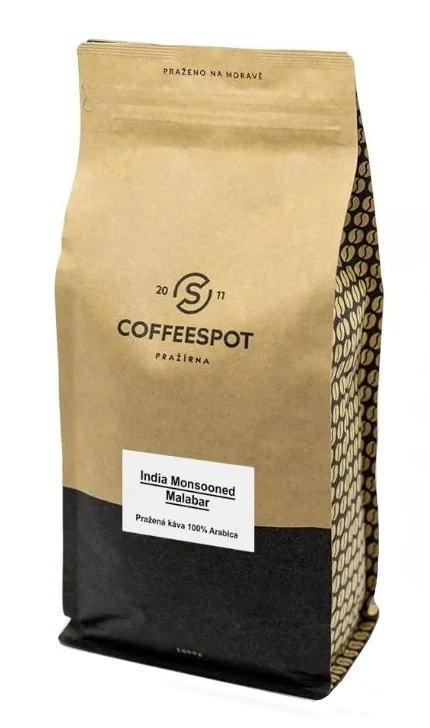 Coffeespot India Monsooned Malabar zrnková káva 1000 g