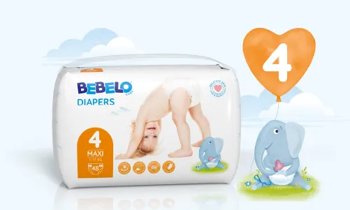 Proč si vybrat plenky BEBELO Care Diapers Maxi 4 dětské pleny 