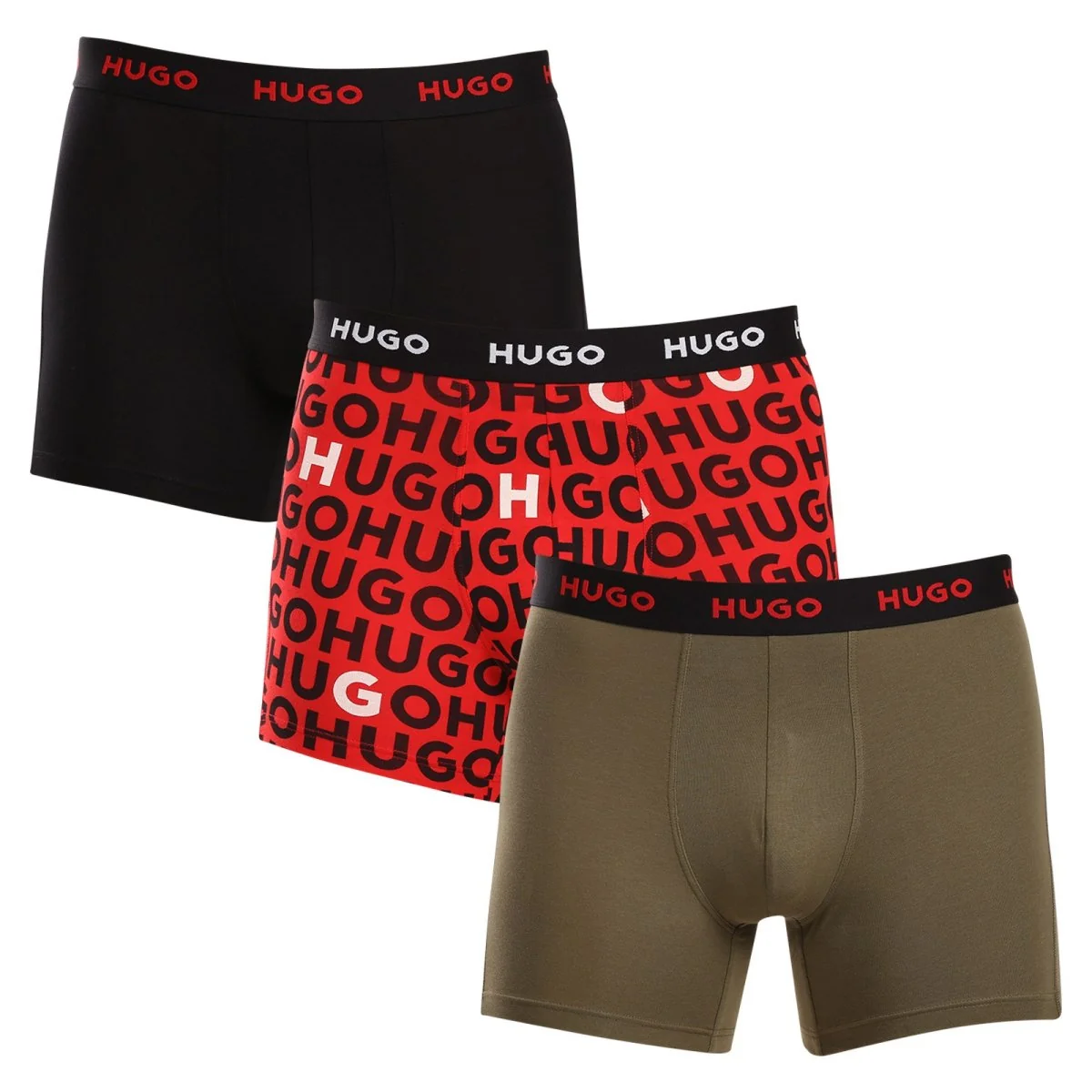 HUGO 3PACK pánské boxerky vícebarevné (50517887 978) XL