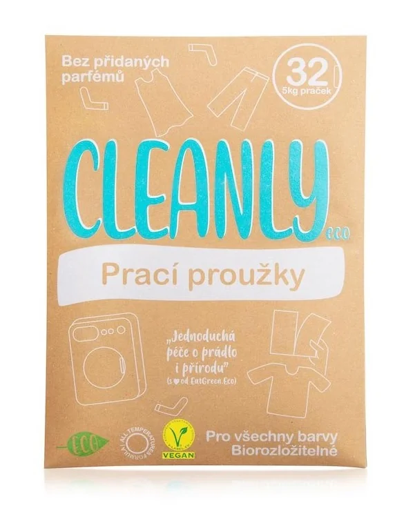 Cleanly Eco Prací proužky 32 ks