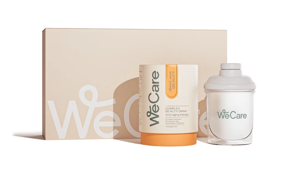 WeCare about your CHRISTMAS BEAUTY drink 28 sáčků + shaker