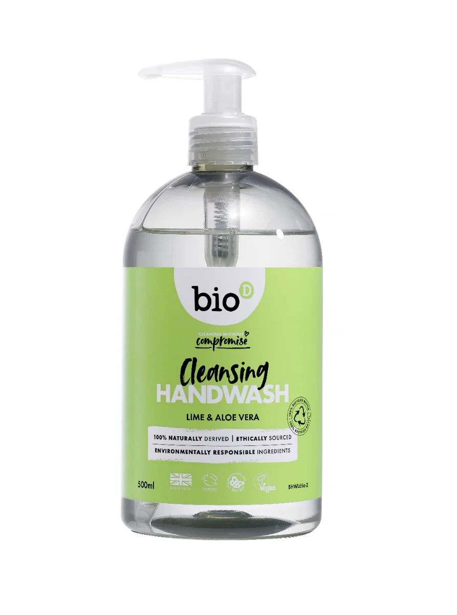 Bio d Tekuté dezinfekční mýdlo na ruce limetka+Aloe 500 ml