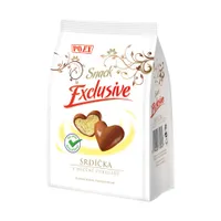 POEX Snack Exclusive Srdíčka v mléčné čokoládě