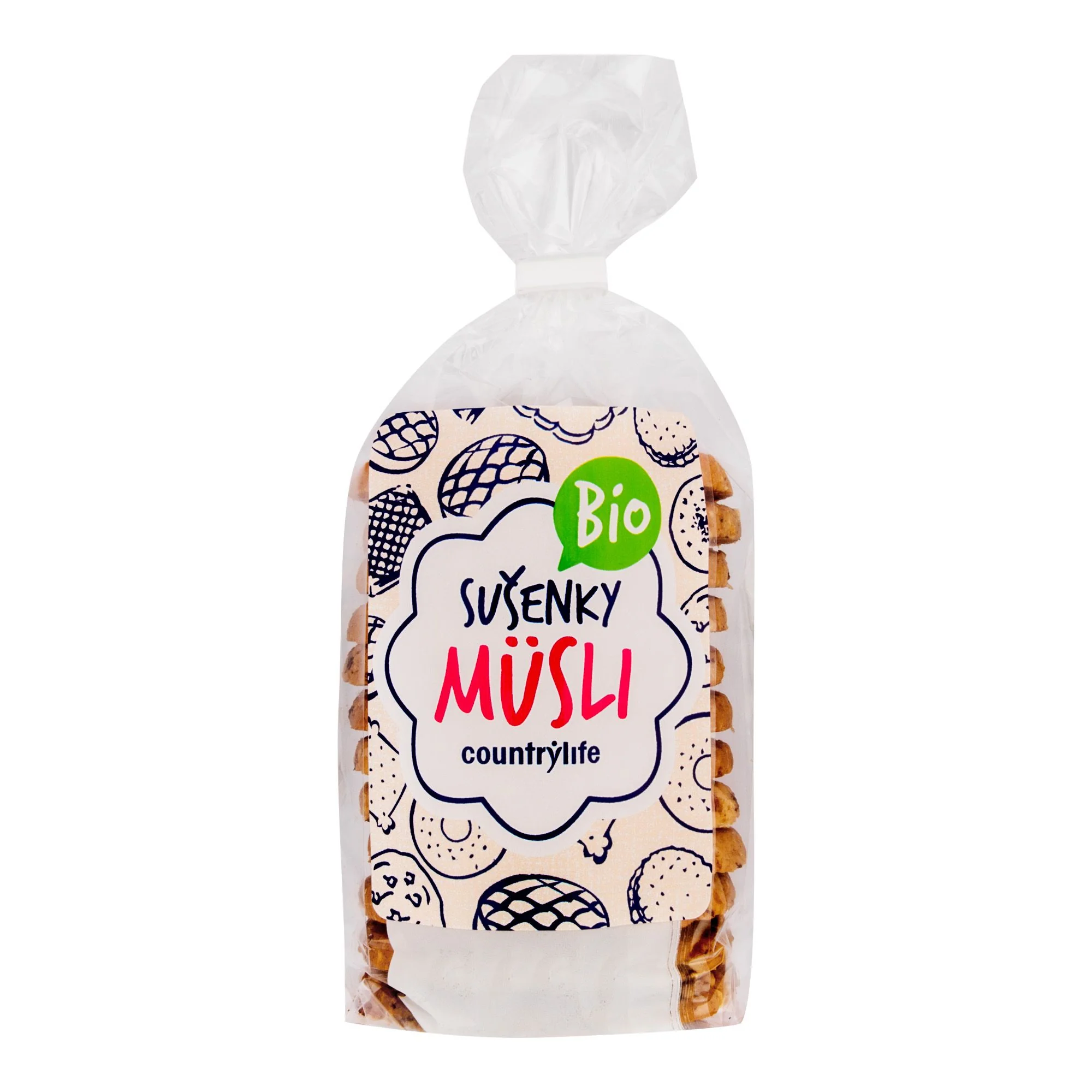 Country Life Sušenky müsli BIO 250 g