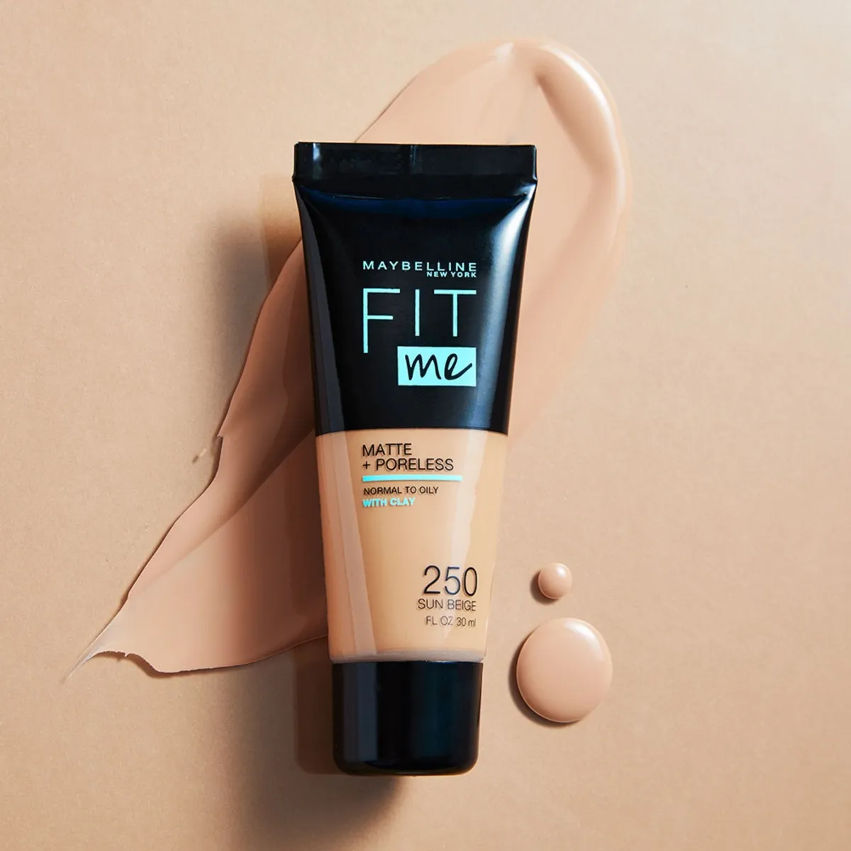 Maybelline Fit me Matte + Poreless odstín 230 Natural Buff make-up 30 ml