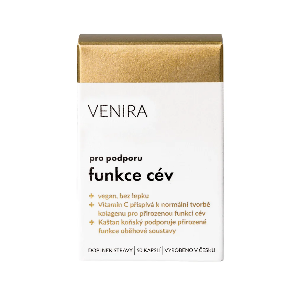 Venira Pro podporu funkce cév 60 kapslí