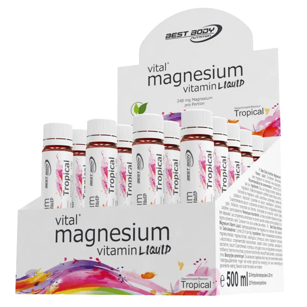 Best Body Magnesium vitamin ampoules 20 x 25ml - tropical