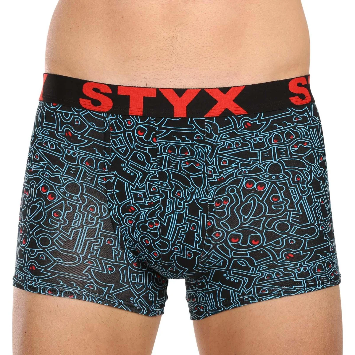 Styx 3PACK pánské boxerky art sportovní guma vícebarevné (3G12672/2) XL 