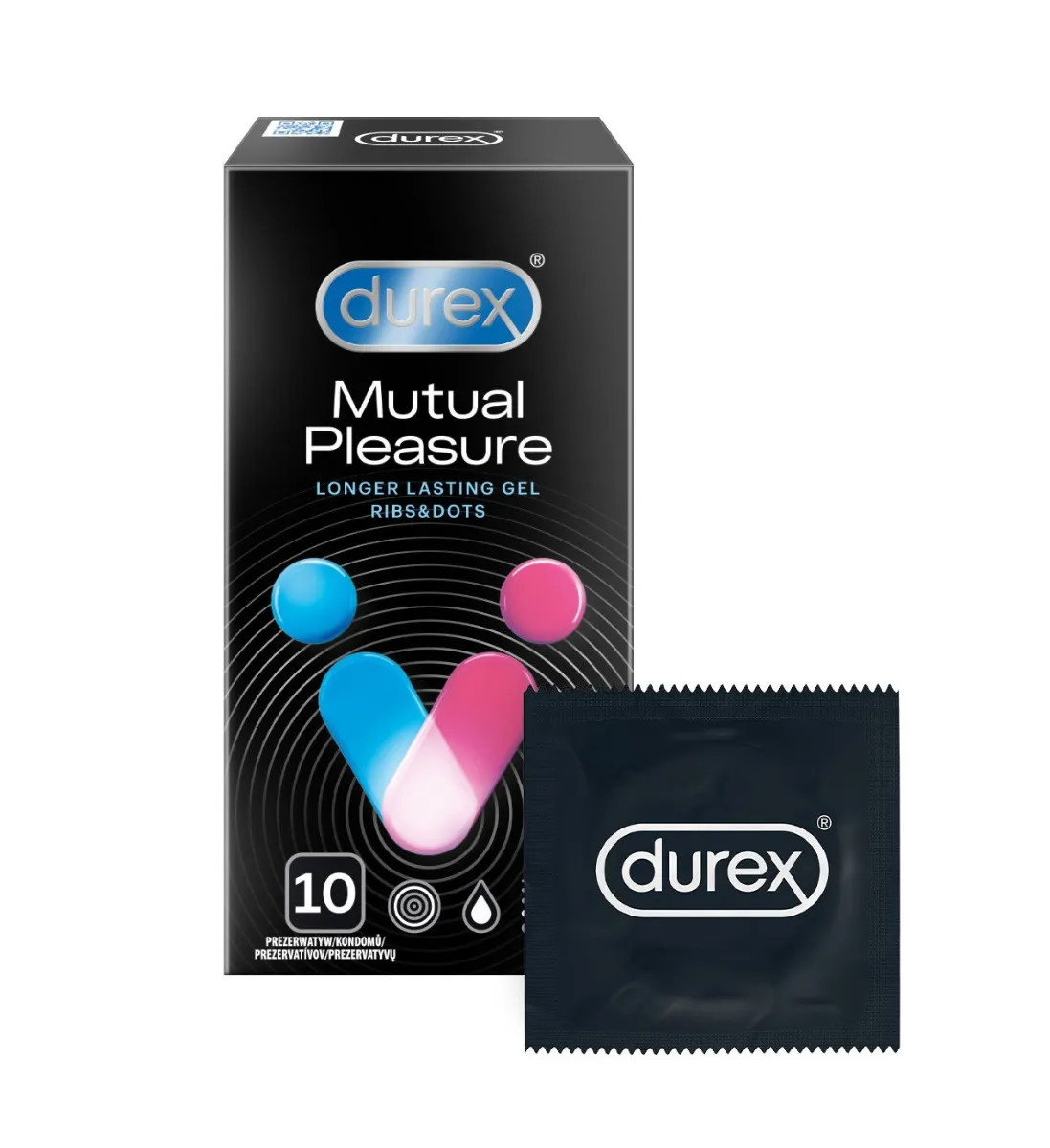 Durex Mutual Pleasure kondomy 10 ks