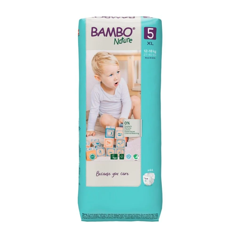 Bambo Nature 5 XL 12-18 kg dětské pleny 44 ks