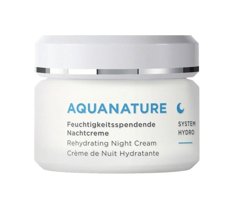 Annemarie Börlind Aquanature Hydratační noční krém na suchou pleť 50 ml