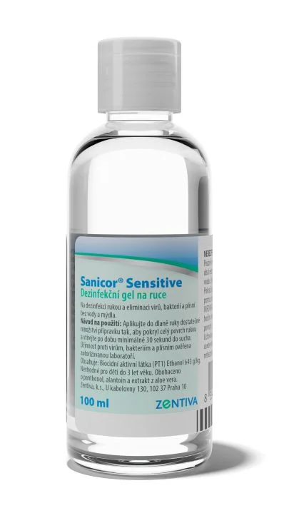 Sanicor Sensitive Dezinfekční gel na ruce 100 ml