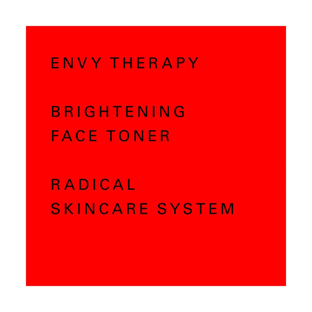 Envy Therapy Brightening Face jemně exfoliační toner 30 ml