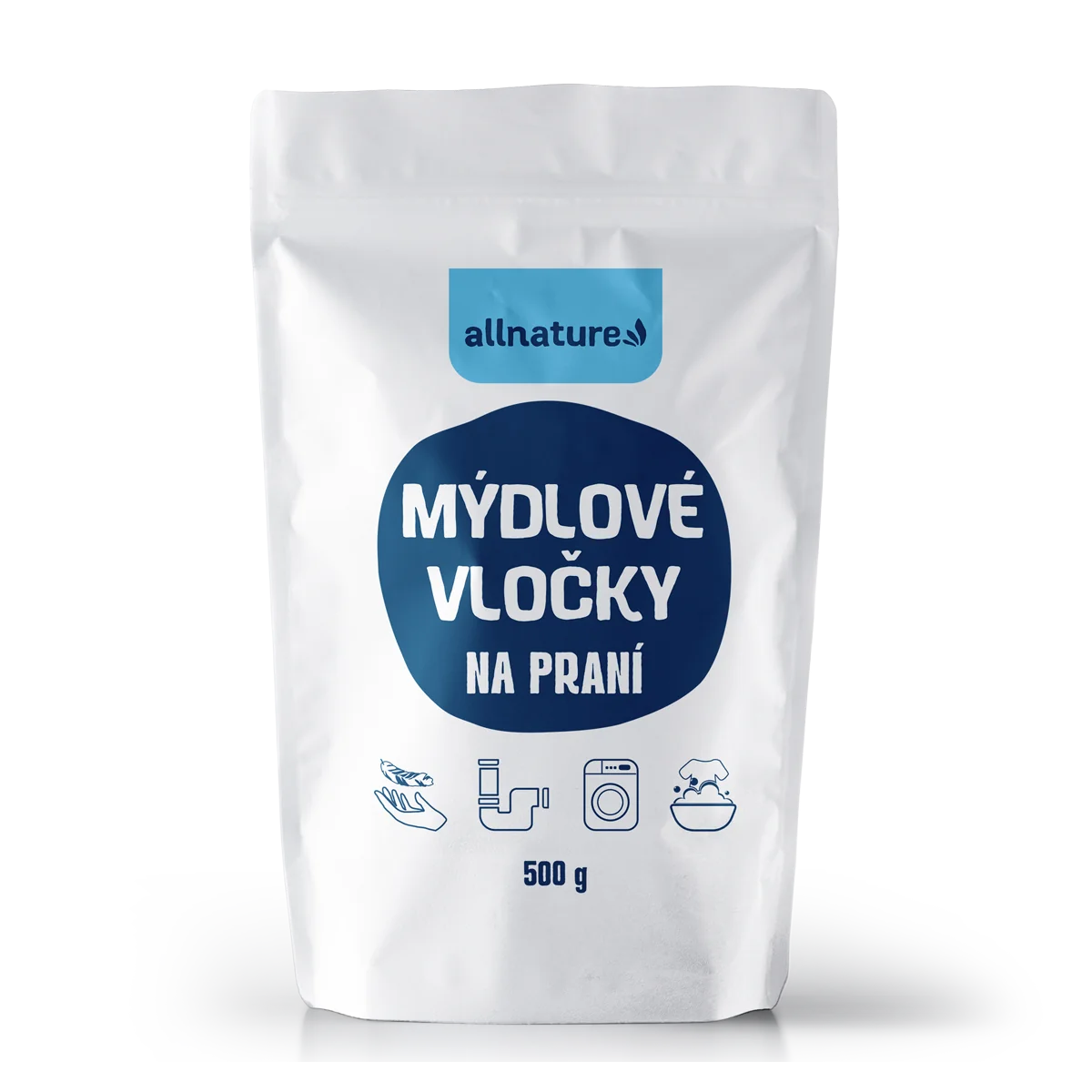 Allnature Mýdlové vločky na praní 500 g