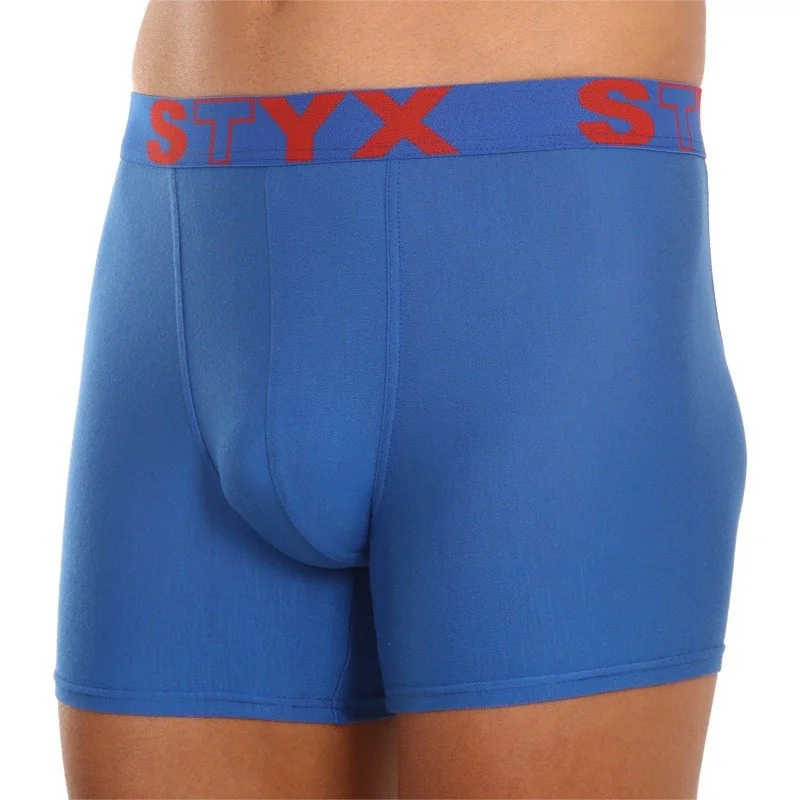 Styx 3PACK pánské boxerky long sportovní guma vícebarevné (3U96789) XXL 