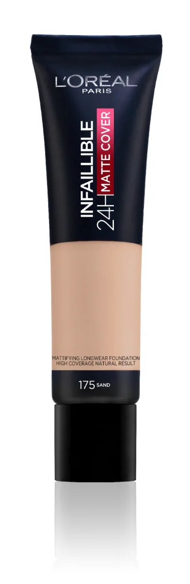 Loréal Paris Infaillible 32H Matte Cover odstín 175 Sable Sand dlouhotrvající make-up 30 ml