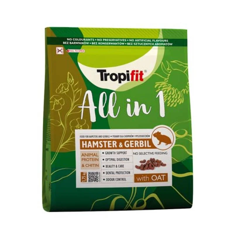 Tropifit ALL IN 1 Hamster & Gerbil 1,75kg krmivo pro křečky a pískomily 