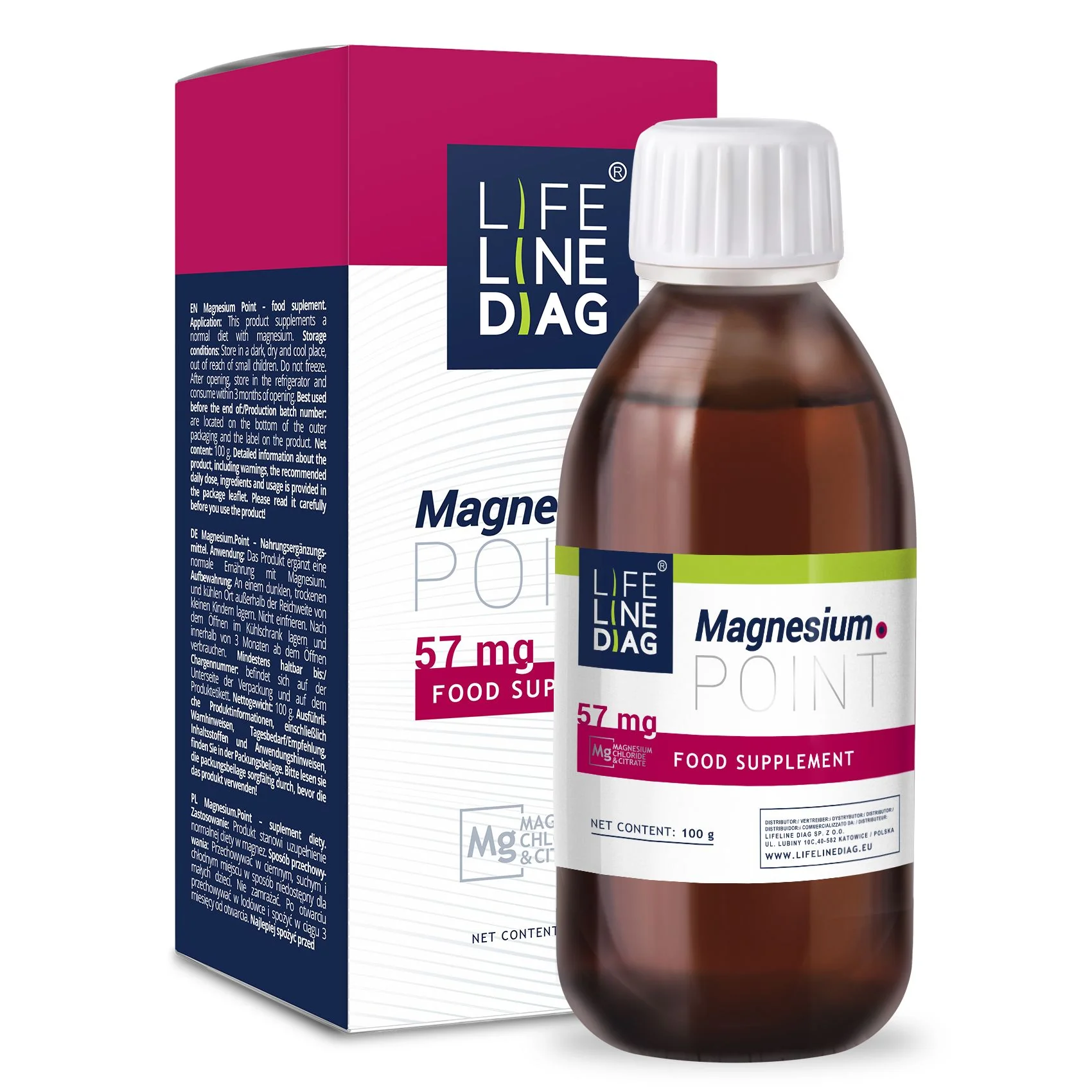 Lifeline Diag Magnesium Point 100 g