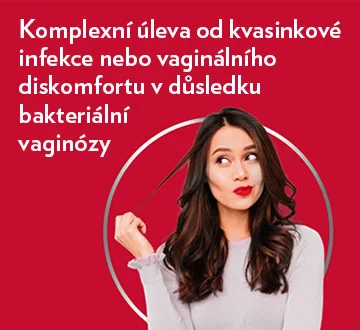 Komplexní úleva od kvasinkové infekce nebo vaginálního diskomfortu v důsledku bakteriální vaginózy