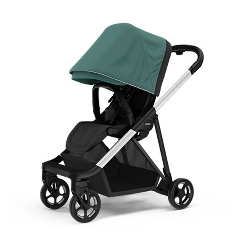 Thule Kočárek městský Shine Mallard Green on Aluminum 