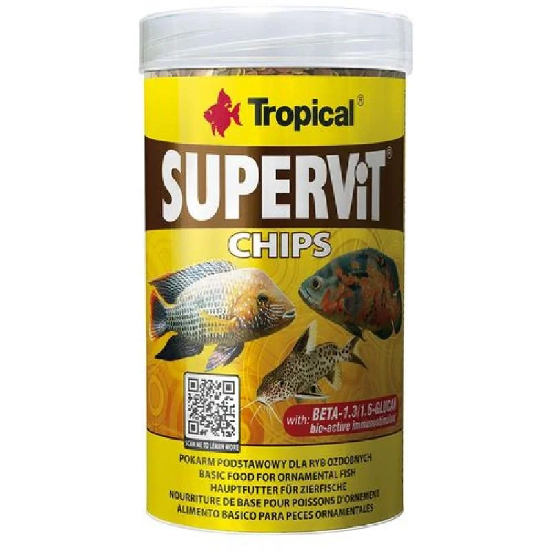 Tropical Supervit Chips 100ml/52g krmivo pro akvarijní ryby