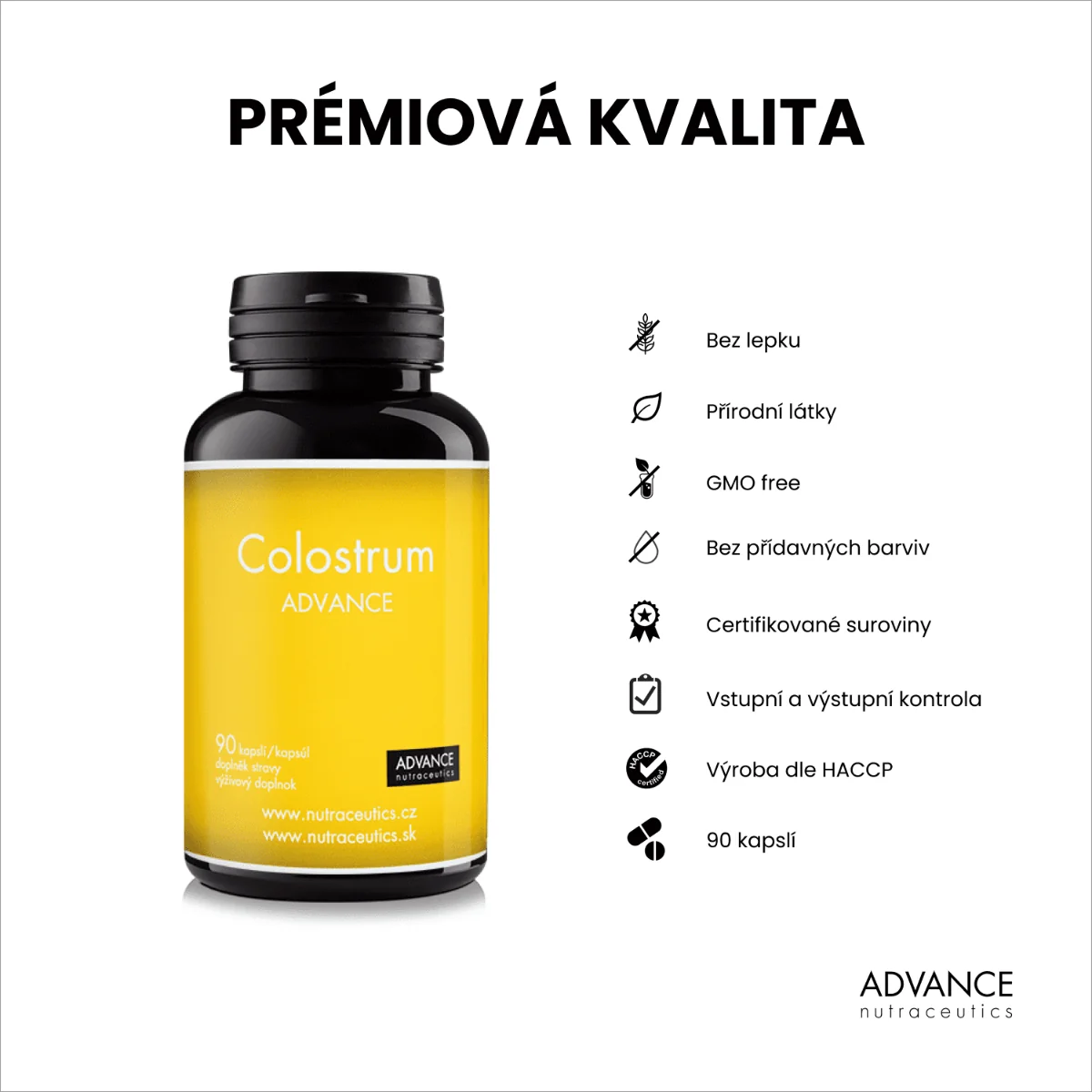 Advance Colostrum 90 kapslí