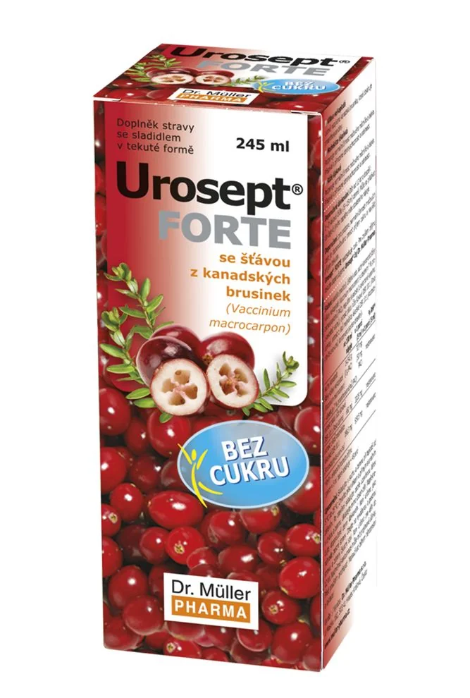 Urosept FORTE bez cukru 245 ml