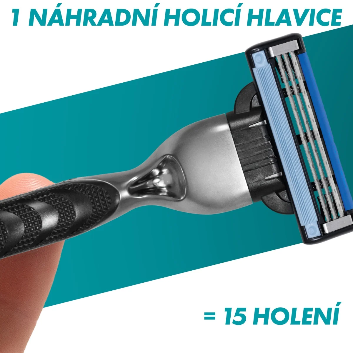 Gillette Mach3 náhradní hlavice 16 ks