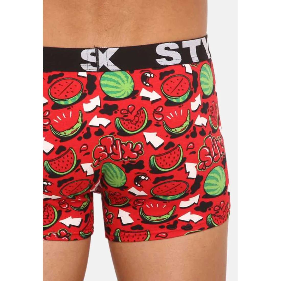 Styx Pánské boxerky art sportovní guma melouny (G1459) XL 