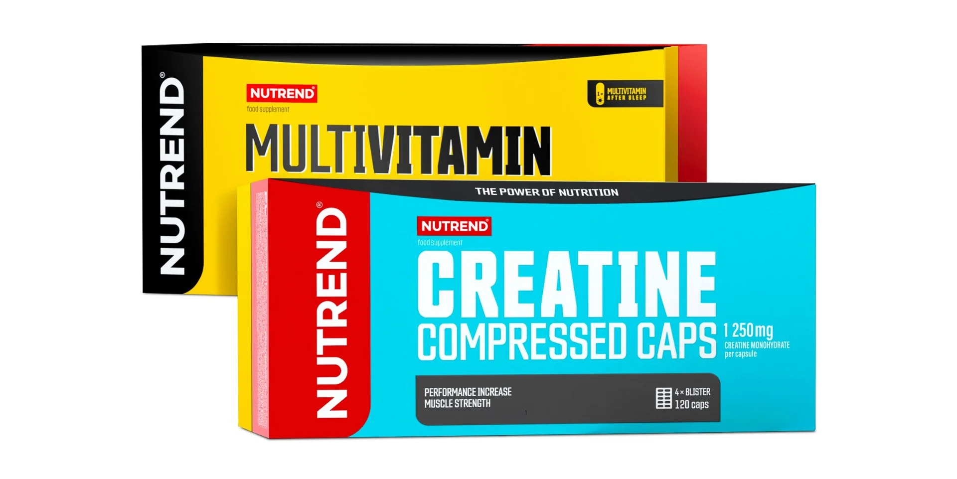 Nutrend Creatine Compressed + Multivitamin Compressed dárková sada 120+60 kapslí