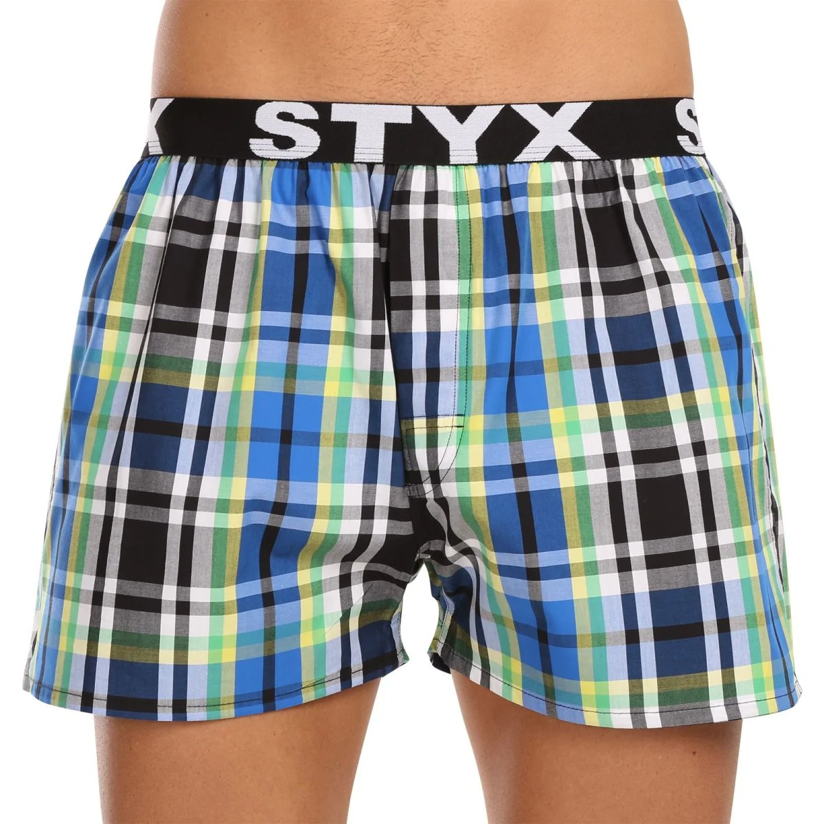 Styx 3PACK pánské trenky sportovní guma vícebarevné (3B11789) L 