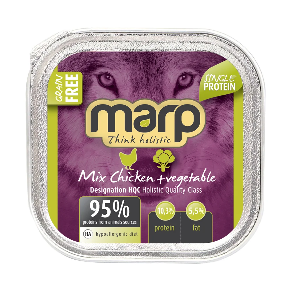 Marp Holistic Mix Vanička kuře+zelenina krmivo pro psy 100 g