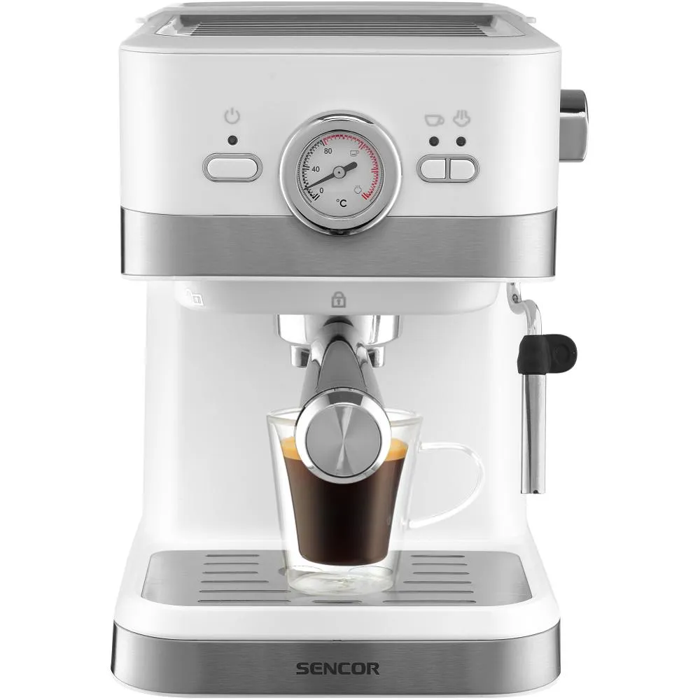 SENCOR SES 1720WH Espresso pákový kávovar bílý