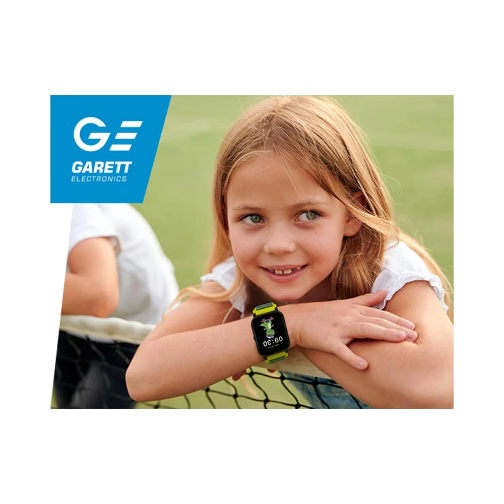 Garett Smartwatch Kids Tech 4G dětské chytré hodinky Black Velcro