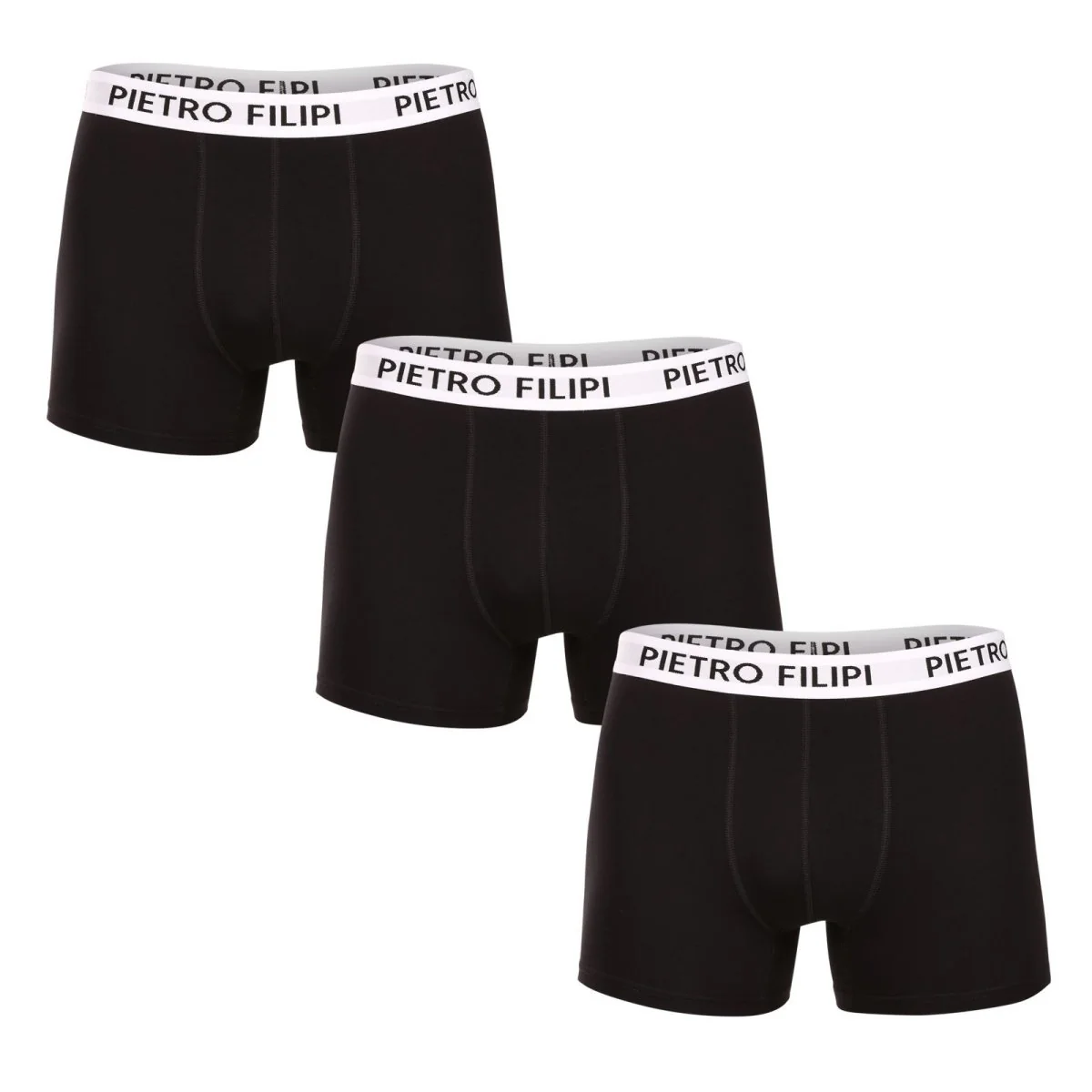 Pietro Filipi 3PACK pánské boxerky černé (3BCL003) M 