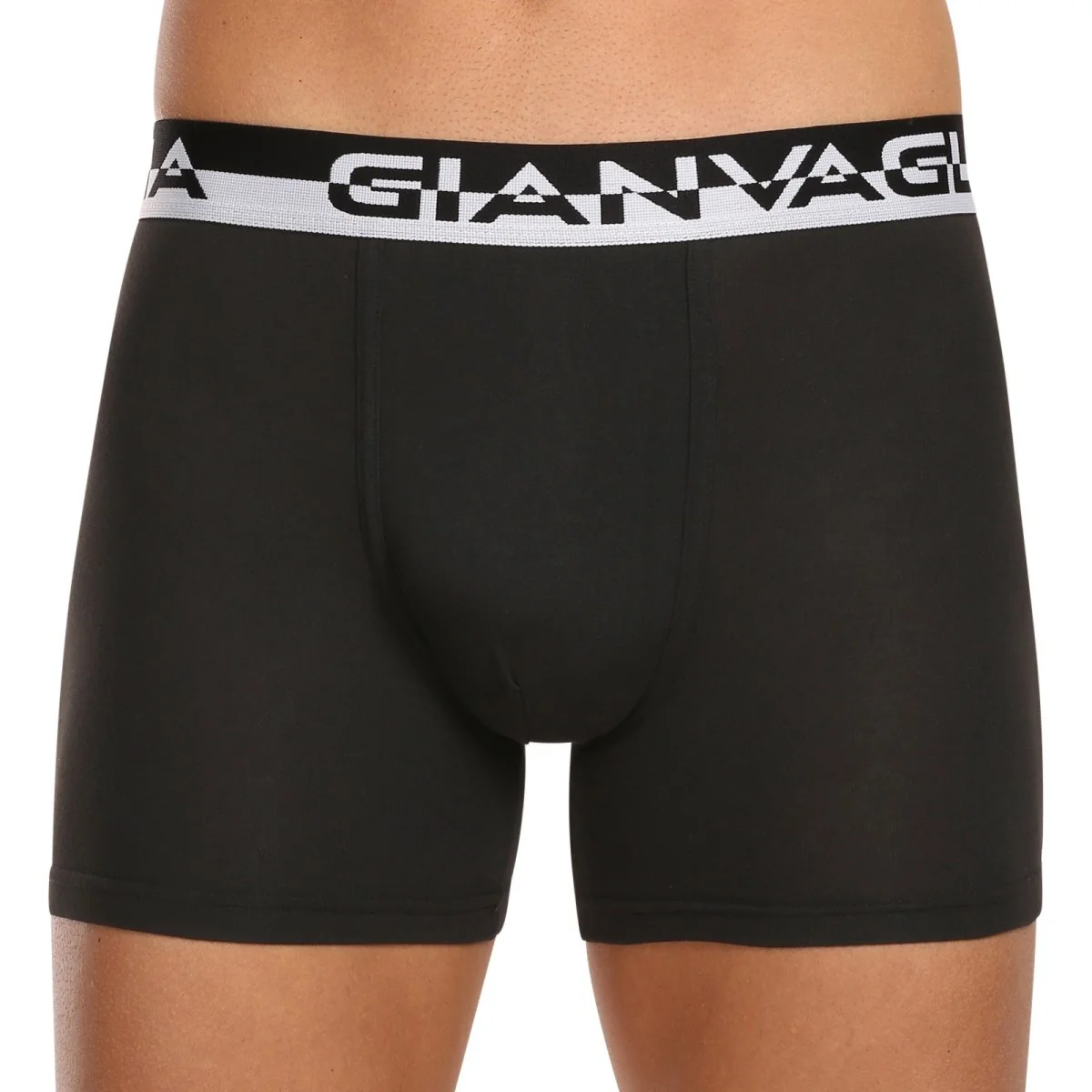 Gianvaglia 10PACK pánské boxerky černé (GVG-5012) L 