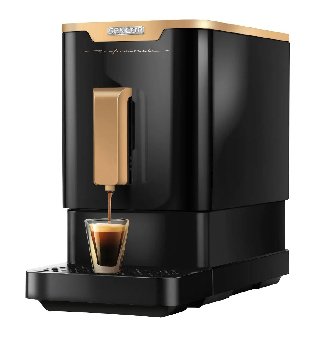 SENCOR SES 7220BK Espresso automatický kávovar černý/zlatý