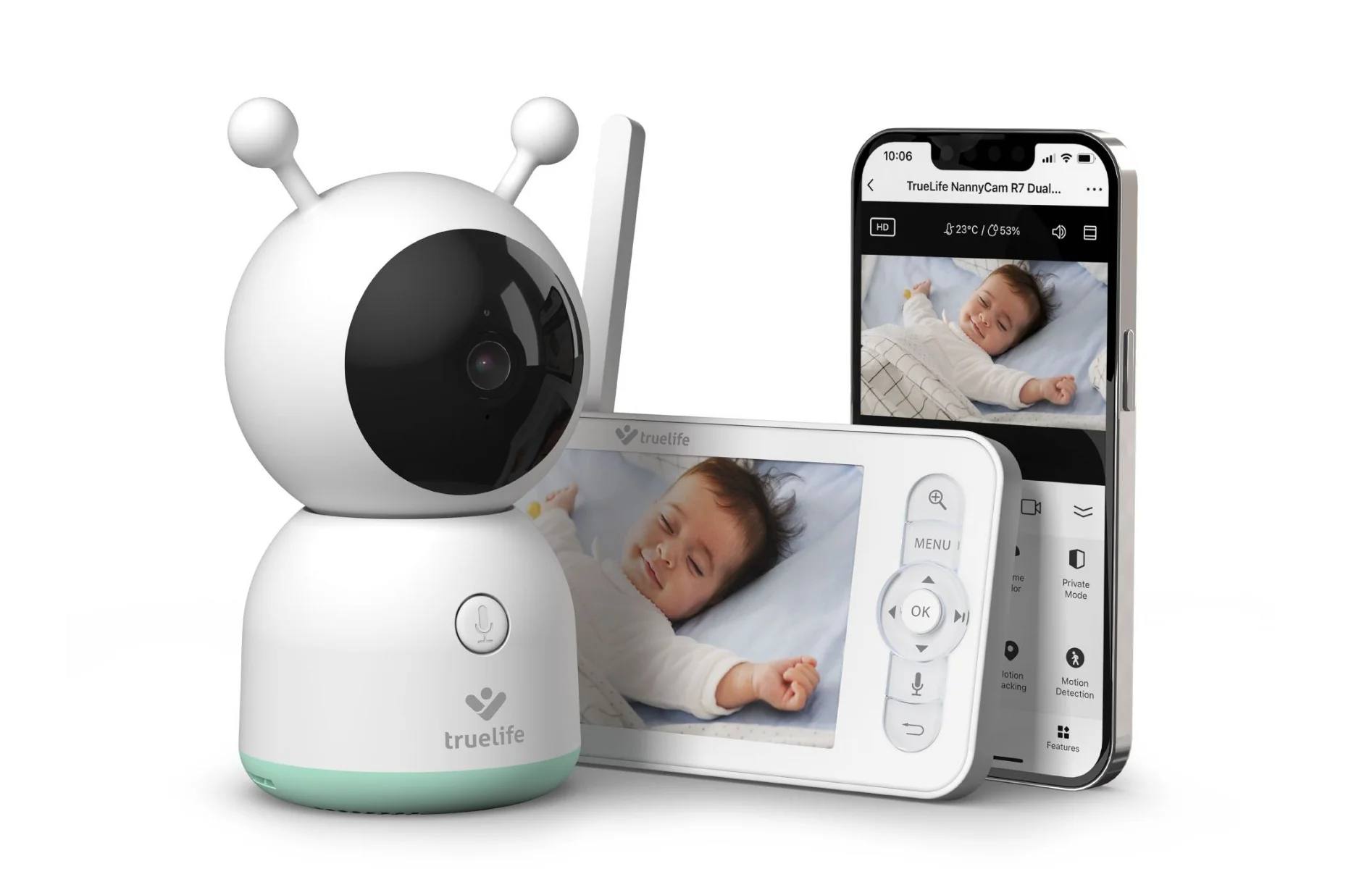 Truelife NannyCam R7 Dual Smart rotační chůvička