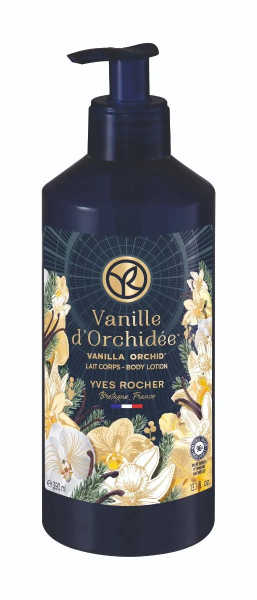 Yves Rocher Tělové mléko vanilka & orchidej 390 ml